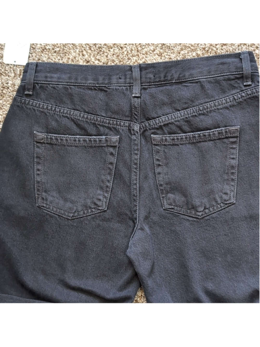 Free People Maggie Mid Rise Distressed Black Women Jeans Size 27 NEW - Picture 12 of 16